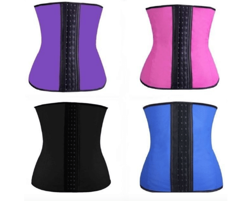 Корсет утягивающий для похудения и коррекции фигуры Waist Trainer. Размер XXL-XXXL - черный - фото 4 - id-p121295654