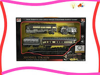 PYK82 Железная дорога, детский поезд Model Train, свет, звук, дым