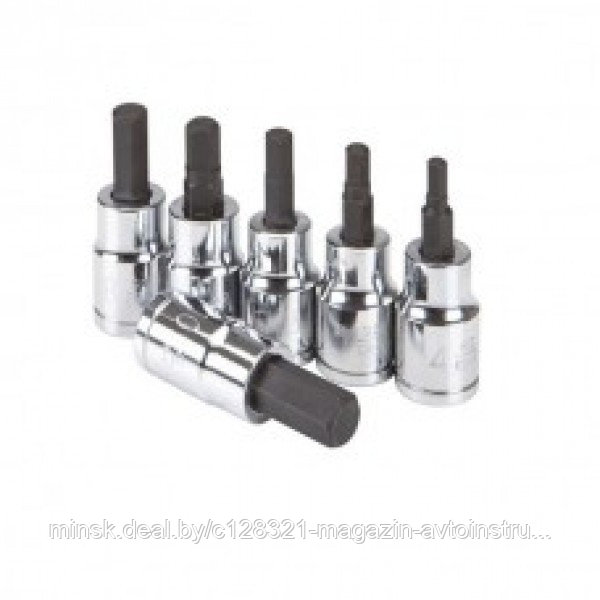 Головка-бита 6-гранная 17мм 1/2" (L-100мм) Forsage F-34410017