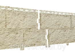 Фасадная панель Ю-Пласт Стоун Хаус Камень Золотистый