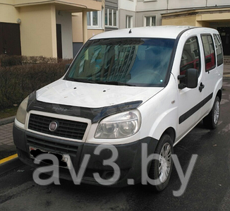 Дефлектор капота Fiat Doblo (2005-2010) [FT05] (VT52)