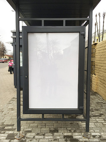 Лайтбокс для остановки (2-х сторонний, с подсветкой, рекламное поле 1,6х1,0м), фото 2