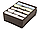 Органайзер Все на местах "Minimalistic", цвет: коричневый, 15 ячеек, 30 х 24 х 11 см., фото 2