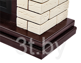 Портал Bricks 30 камень бежевый, шпон темный дуб, фото 3
