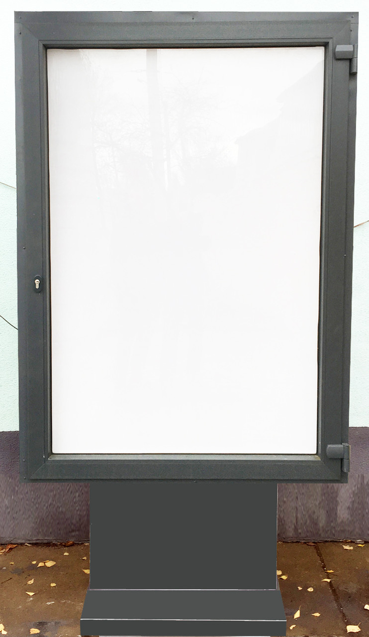 Лайтпостер вертикальный, 2-х сторонний, с подсветкой, рекламное поле 1,6х1,0м