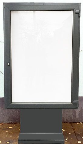 Лайтпостер вертикальный, 2-х сторонний, с подсветкой, рекламное поле 1,6х1,0м, фото 2