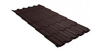Металлочерепица Kvinta plus Grand Line 0,5 Rooftop Matte   RAL 8017 шоколад
