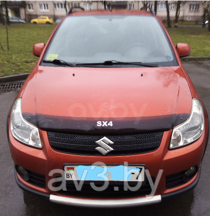 Дефлектор капота Suzuki SX4 (2006-2014) / Fiat Sedici (2006-) [SZ04] VT52