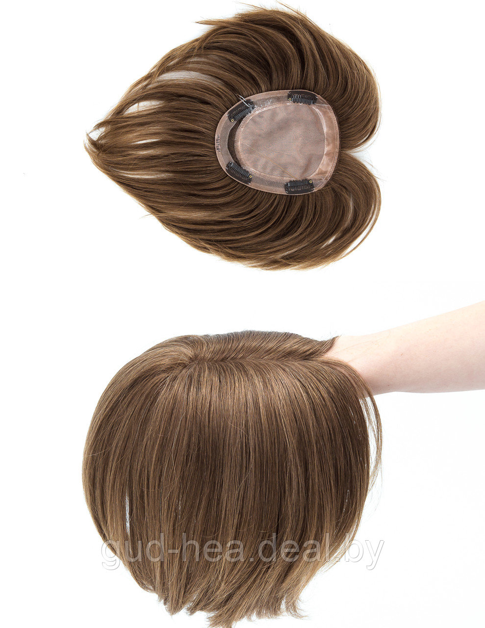 Женская накладка на пробор из натуральных волос Lux 8 - фото 3 - id-p121343658