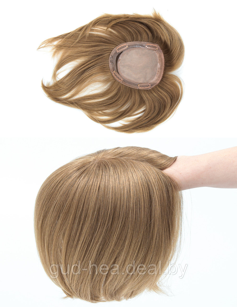Женская накладка на пробор из натуральных волос Lux 9 - фото 3 - id-p121343669