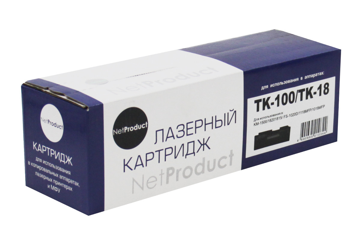 Картридж TK-100 (для Kyocera KM-1500) NetProduct, без чипа