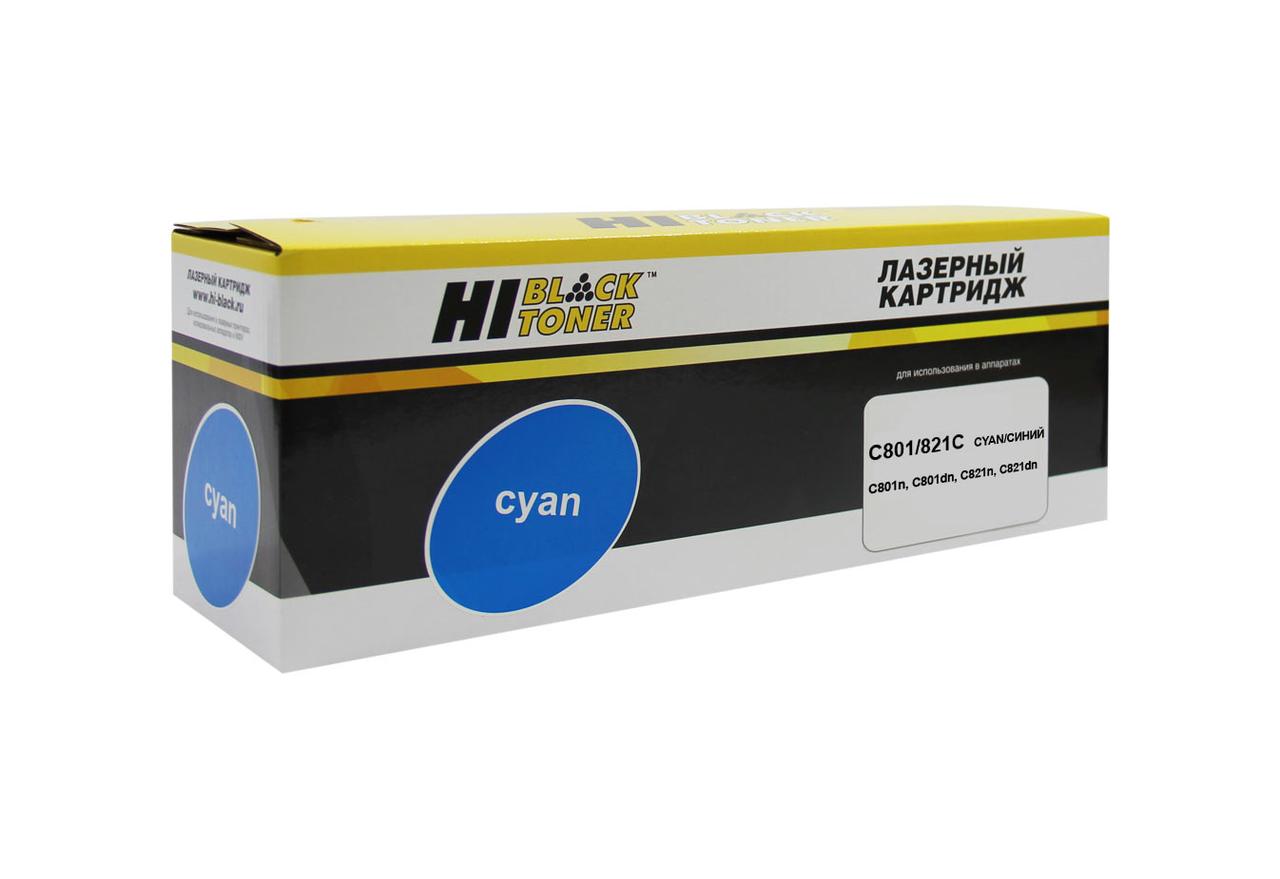 Картридж 44643007/ 44643003 (для OKI C801/ С821) Hi-Black, голубой