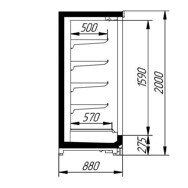 Шкаф морозильный Italfrigo MILAN L D5 3905 - фото 4 - id-p121355744