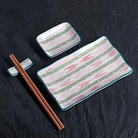 Подарочный набор для суши «Нежный узор» 5 предметов