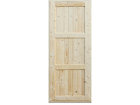 Дверь деревянная глухая ДГ эконом , РОССИЯ. Ширина, мм: 770