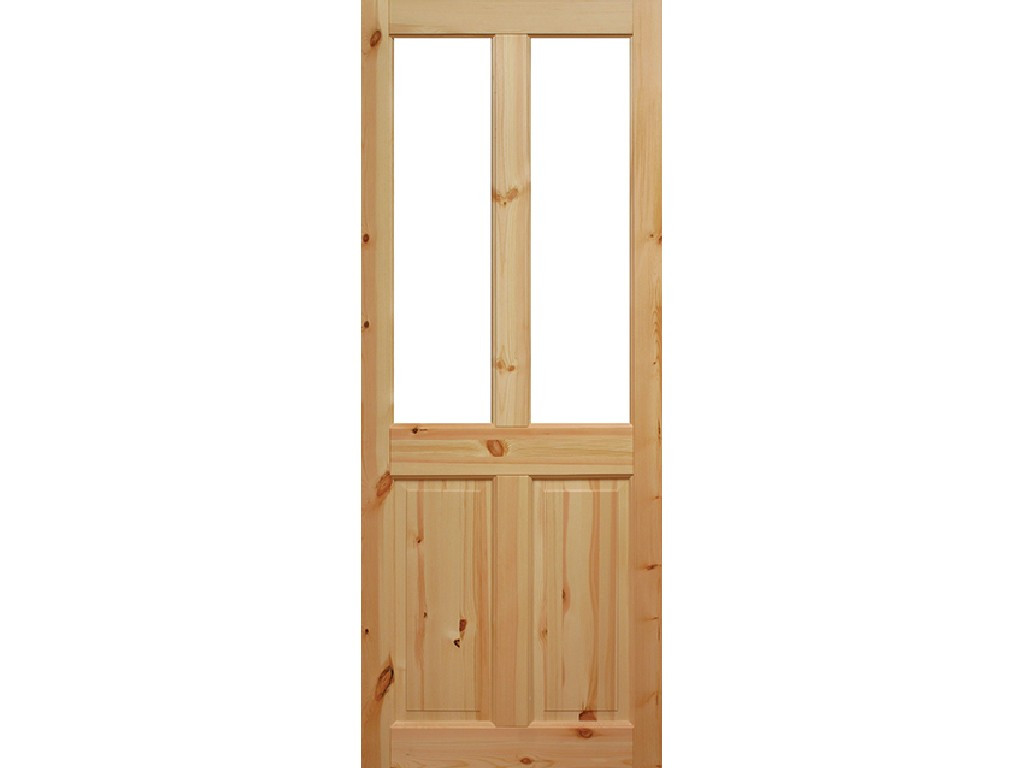Дверь деревянная филенчатая с остеклением №1, РОССИЯ. Ширина, мм: 1270 - фото 1 - id-p121377609