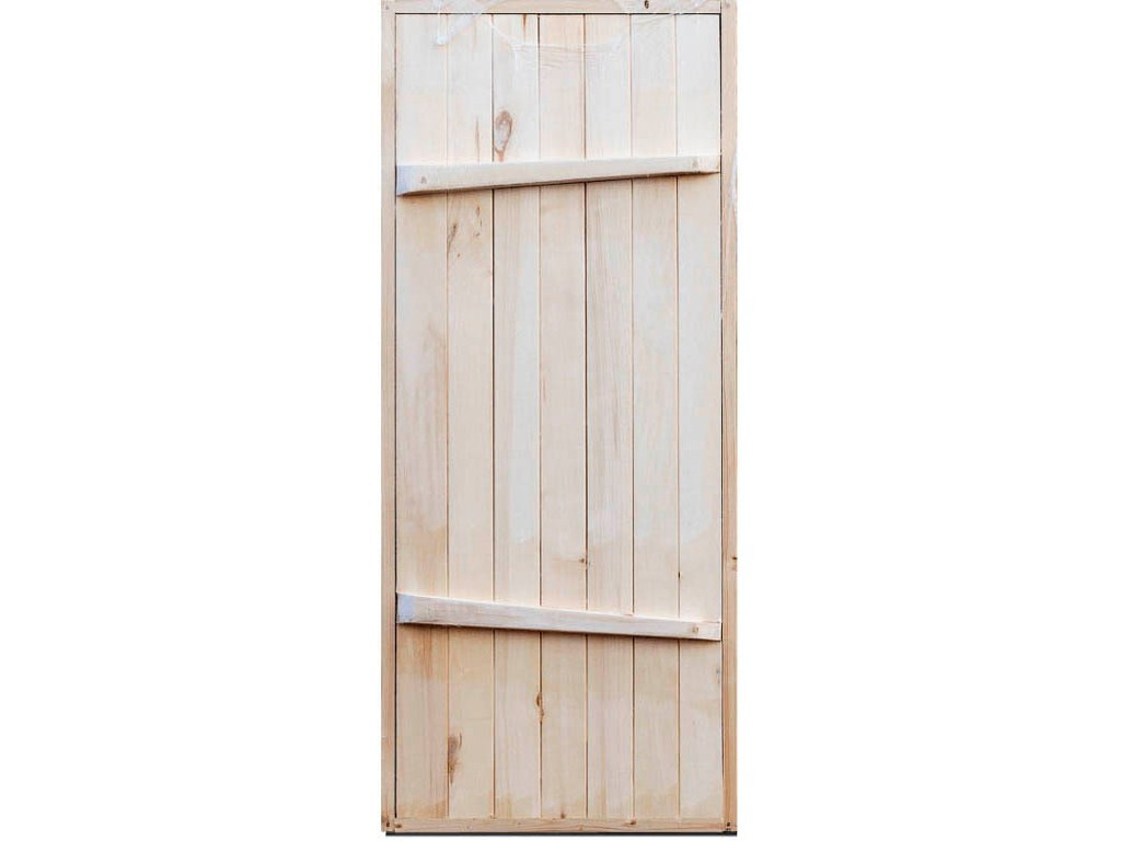 Дверь банная на клиньях, Осина, АВ (ДБ ос. 2с 18х8у), РОССИЯ. Ширина, мм: 600 - фото 1 - id-p121377630