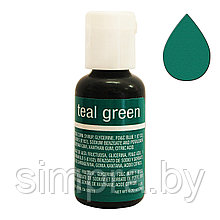 Гелевый краситель Chefmaster Liqua-Gel Teal Green 21 гр.