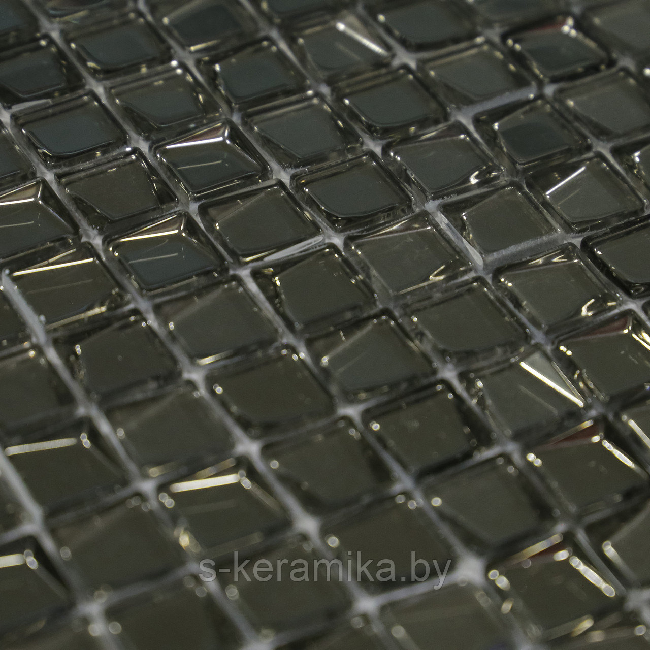 Стеклянная Мозаика Alchimia Titanio trapezio 30*30 см - фото 1 - id-p94508809