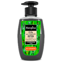 Гель для умывания DETOX (с активированным углем) Hempina, 200 мл.