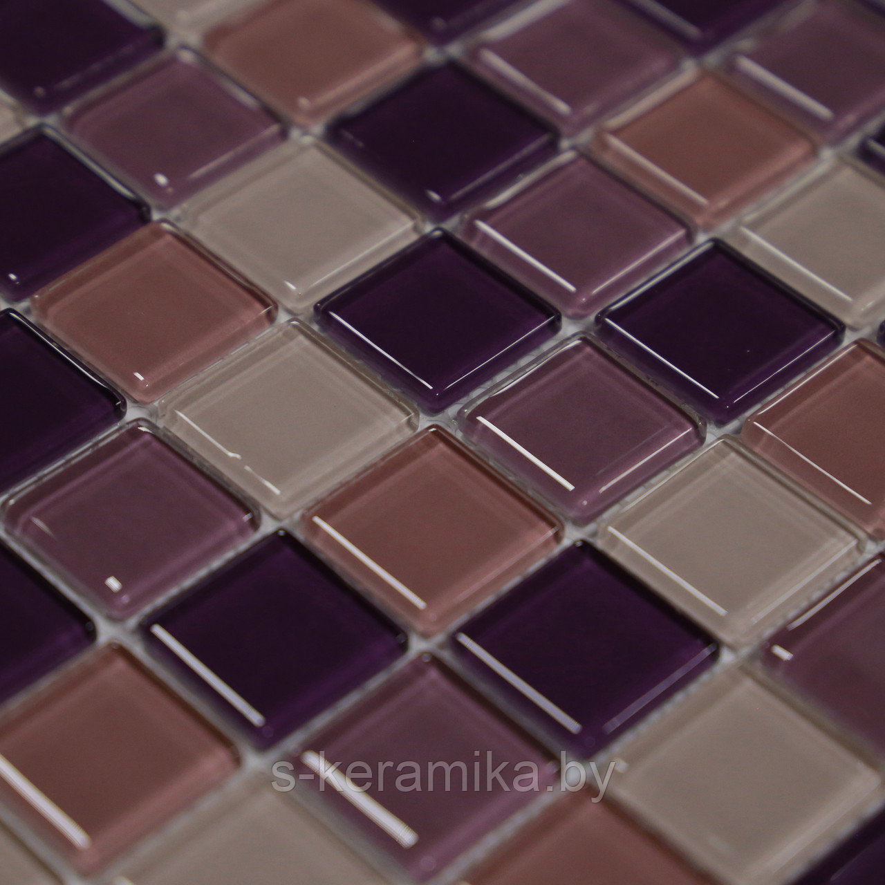Стеклянная Мозаика Acquarelle Lavander 30*30 см