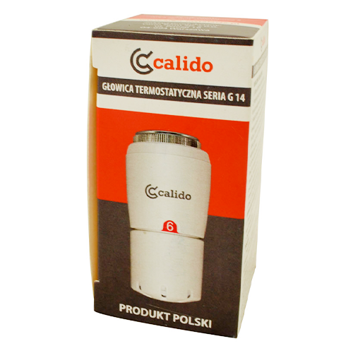 Термостатическая головка Calido G14, белая - фото 5 - id-p121403577