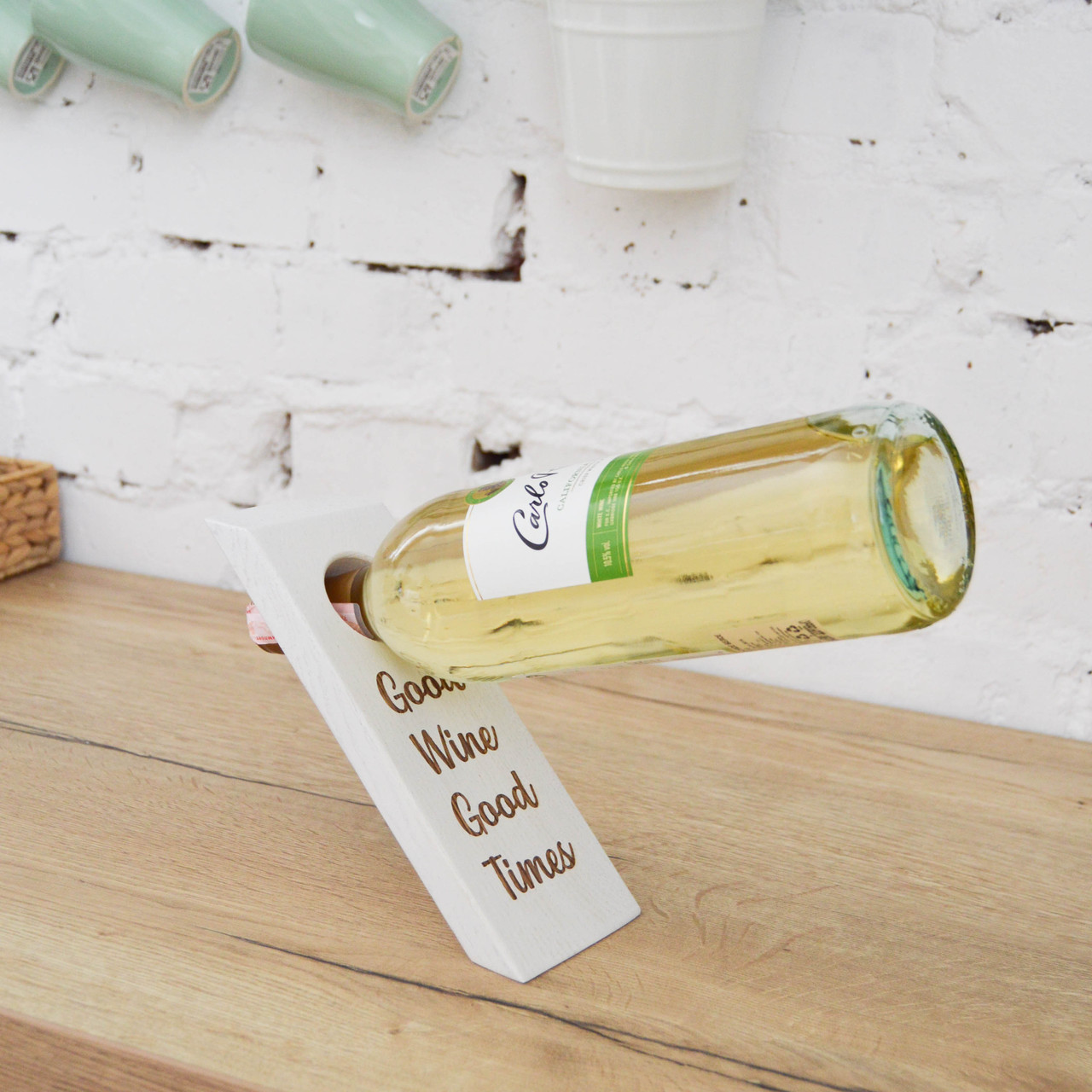 Подставка для винной бутылки "In Vino Veritas", белый - фото 2 - id-p121404656