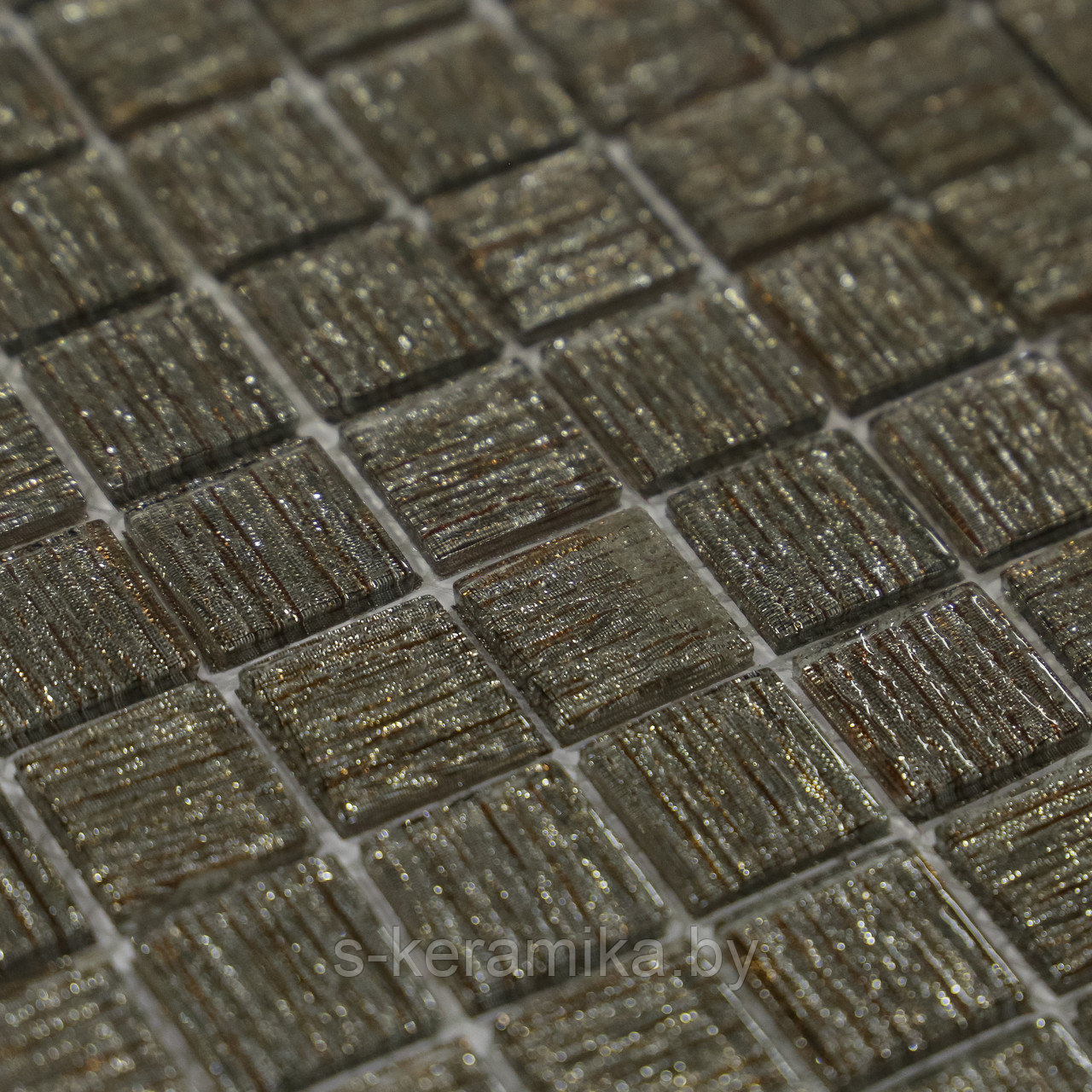 Стеклянная Мозаика Silk Way Bronze Satin СТ-0053 298х298 мм - фото 1 - id-p94142757