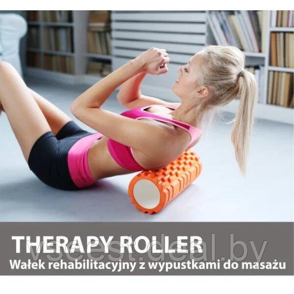 Валик массажный для фитнеса Therapy Roller Qmed - фото 3 - id-p121406024