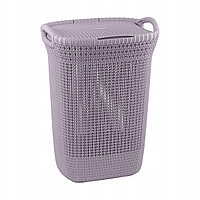 Корзина бельевая KNIT LAUNDRY HAMPER 57л, фиолетовый