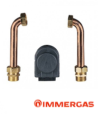 Газовый котел IMMERGAS MINI EOLO X 24 3E (турбированный, одноконтурный) с комплектом подключения к бойлеру, фото 3