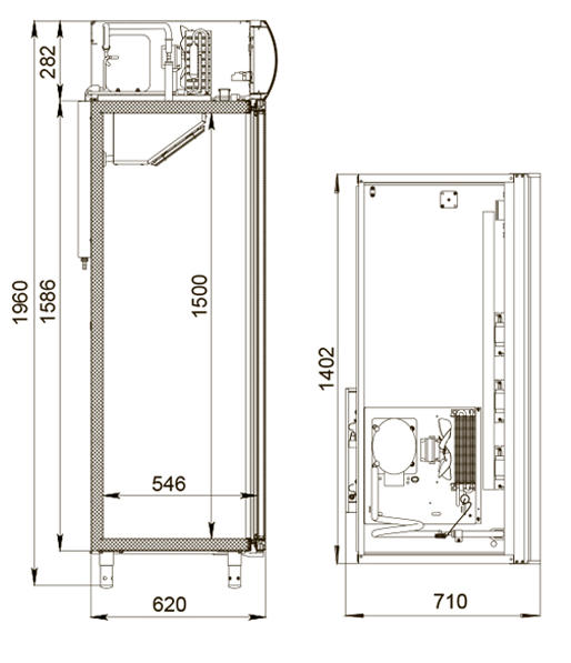 Шкаф холодильный POLAIR DM110Sd-S версия 2.0 - фото 3 - id-p121416939