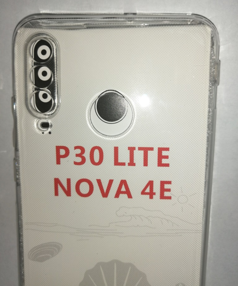 Чехол-накладка для Huawei P30 Lite MAR-LX1M / Nova 4E (силикон) прозрачный с защитой камеры - фото 7 - id-p121405293