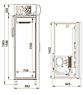 Шкаф холодильный POLAIR DM114-S, фото 2