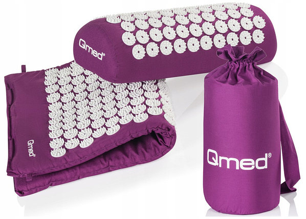 Аккупунктурный массажный коврик с подушкой Qmed Acupressure Set, фото 2