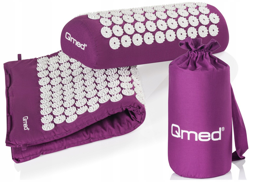 Аккупунктурный массажный коврик с подушкой Qmed Acupressure Set - фото 3 - id-p121416982