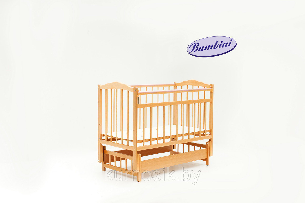 Кроватка Bambini (Бамбини) 11 натуральный - фото 2 - id-p7709371