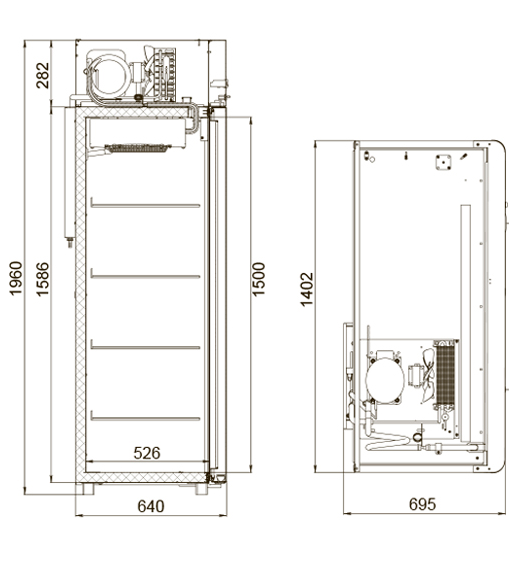 Шкаф холодильный POLAIR CV110-Sm - фото 2 - id-p121418445