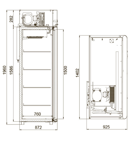 Шкаф холодильный POLAIR CV114-Sm - фото 2 - id-p121418473