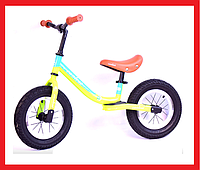 TY-805 Беговел детский 12" Coolest, НАДУВНЫЕ колеса руль и сидение регулируется, от 2 лет, разные цвета