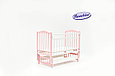 Кроватка Bambini (Бамбини) 11 бело-розовая, фото 2