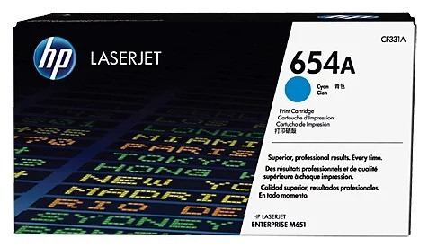 Картридж 654A/ CF331A (для HP Color LaserJet M651) голубой