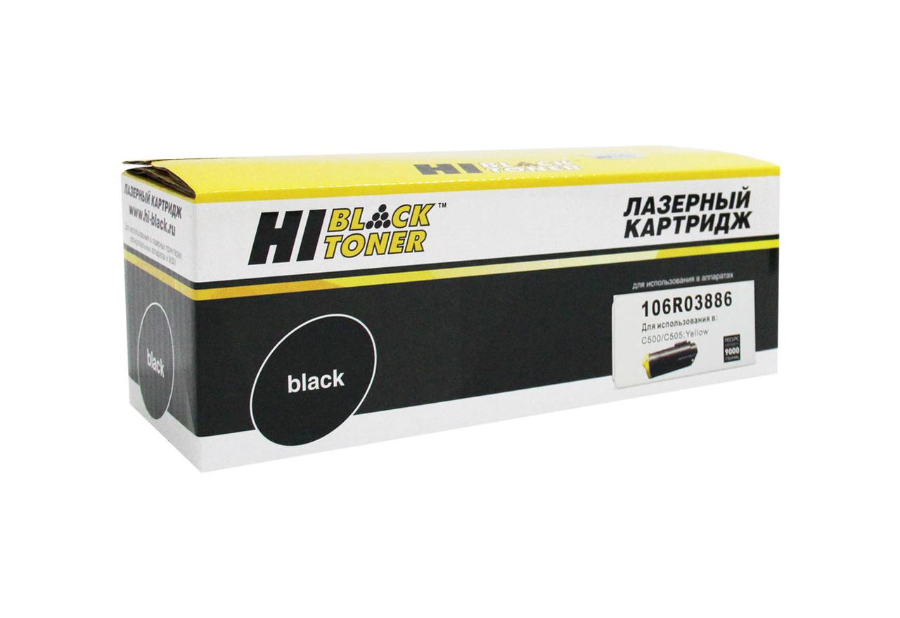 Картридж 106R03886 (для Xerox VersaLink C500/ C505) Hi-Black, жёлтый