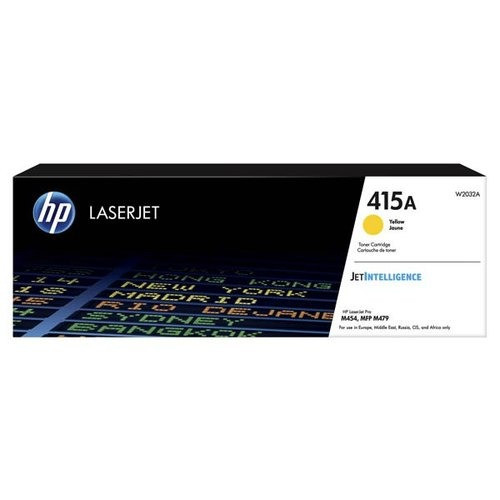 Картридж 415A/ W2032A (для HP Color LaserJet Pro M454/ M479) жёлтый - фото 1 - id-p121284522