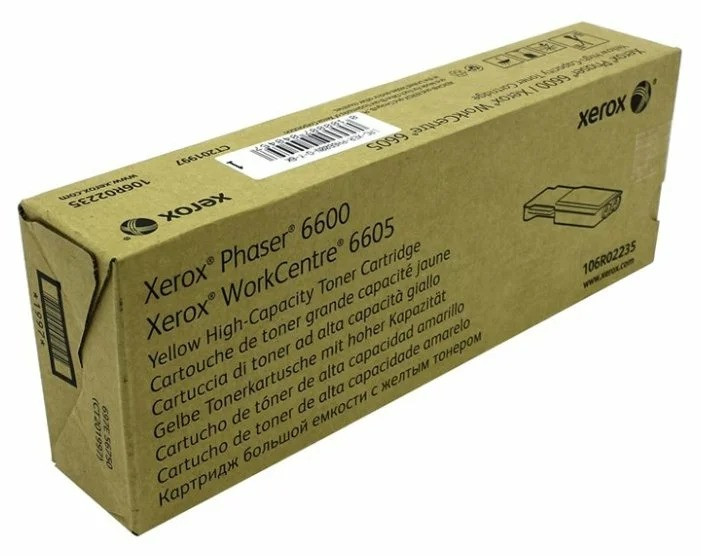 Картридж 106R02235 (для Xerox Phaser 6600/ WorkCentre 6605) жёлтый