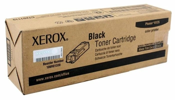 Картридж 106R01338 (для Xerox Phaser 6125) чёрный