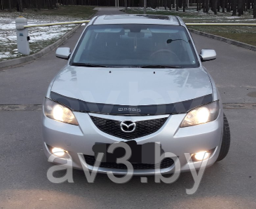 Дефлектор капота Mazda 3 (2003-2009) Sedan [MZD02] (VT52)