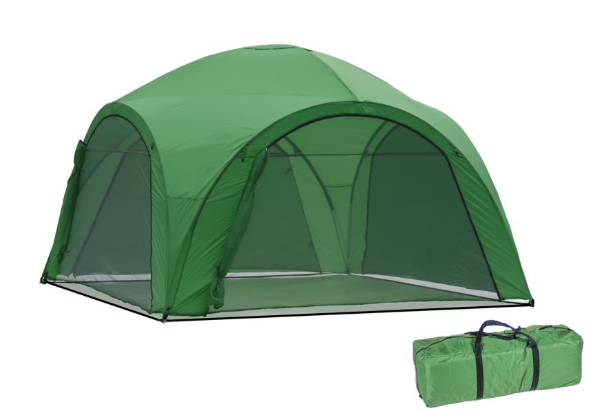 Садовый тент-шатер Green Glade 1264 с 4 сетчатыми стенками - фото 1 - id-p121442694