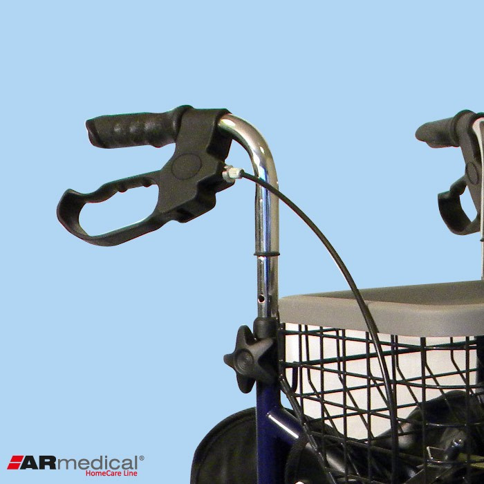 Роллатор 3-колесный с сумкой и корзиной ARmedical AR004 - фото 2 - id-p121442770