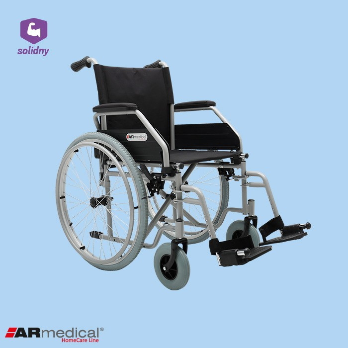 Инвалидная кресло-коляска ARmedical AR405 REGULAR(сталь) - фото 1 - id-p121442775